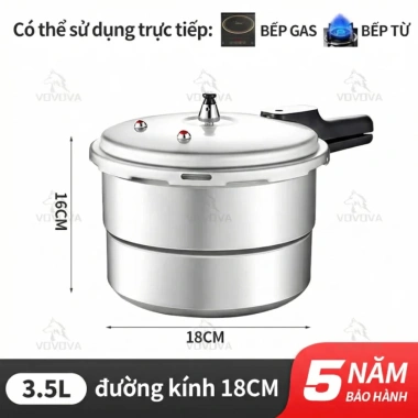 Nồi áp suất bếp từ VOVOVA 14L/10L hợp kim nhôm chân không - Giá giảm 392.256đ 10
