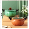 Nồi Áp Suất Bí Ngô 8L Chống Dính 4in1 - Hầm Gà, Cháo, Chiên, Xào - 165.000 VND