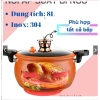 Nồi Áp Suất Bí Ngô 8L Chống Dính 4in1 - Hầm Gà, Cháo, Chiên, Xào - 165.000 VND 2