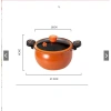 Nồi Áp Suất Bí Ngô 8L Chống Dính 4in1 - Hầm Gà, Cháo, Chiên, Xào - 165.000 VND 5