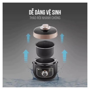 Nồi áp suất đa chức năng ELMICH PCE 1.805 2,5L - Giá chỉ 990.000 VNĐ, bảo hành điện tử 24 tháng