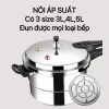 Nồi áp suất đa năng bếp từ, kèm khay hấp, dùng gas, giảm giá 20% chỉ 389k