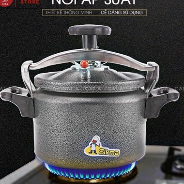 Nồi Áp Suất Đa Năng SIKMA 3-7L Đun Ga & Điện - Trường Thọ, Giá Ưu Đãi 345.000 VND