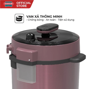 Nồi áp suất đa năng Sunhouse SHD1.657 6L 1.000W chống dính cao cấp, an toàn, giá ưu đãi 1.72tr