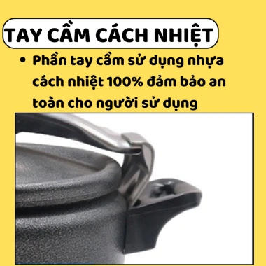 Nồi áp suất đáy từ Fujika – Nấu nhanh mềm, tiết kiệm, dùng mọi bếp, giá 619k 5