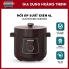 Nồi áp suất điện 4L SUNHOUSE SHD1.540 - Bảo hành 12 tháng, giá ưu đãi 1.078.000₫