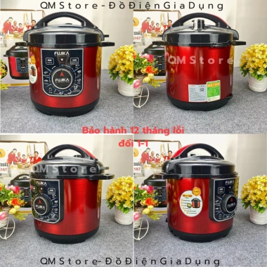 Nồi Áp Suất Điện 6L FUJIKA FJ-AS167 - Nấu Đa Năng, Giá Ưu Đãi 810.000 VNĐ 2