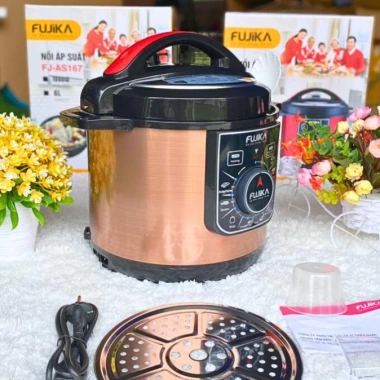 Nồi Áp Suất Điện 6L FUJIKA Nhật Bản, Đa Năng Nấu Súp Hầm Canh, Tiết Kiệm Năng Lượng, An Toàn, Dễ Dùng, Giá 810.000 VND 5