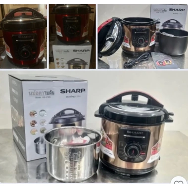 Nồi Áp Suất Điện Đa Năng Sharp KS216 6L - Bảo hành 12 tháng, An toàn, Giá 945k