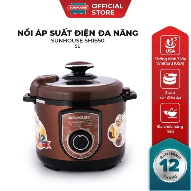 Nối áp suất điện đa năng SUNHOUSE SH1.550 - Giảm 12% Đơn 500K, Giá chỉ 1.290.000đ