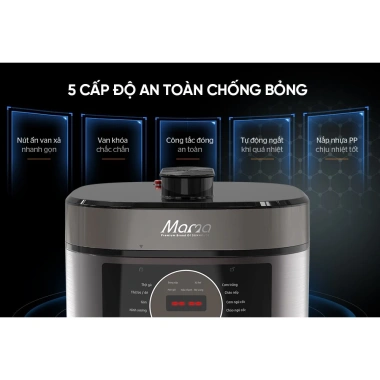 Nôi áp suất điện đa năng Sunhouse SHD1.670-1.550, bảo hành 24 tháng, giảm giá 1,130,000₫ 2