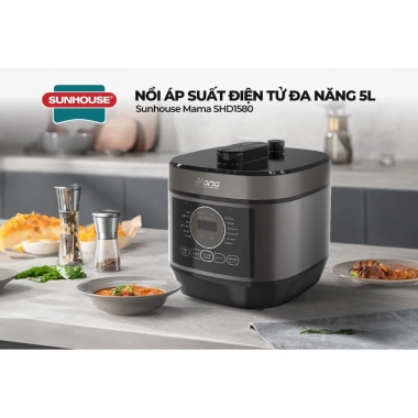Nôi áp suất điện đa năng Sunhouse SHD1.670-1.550, bảo hành 24 tháng, giảm giá 1,130,000₫ 8