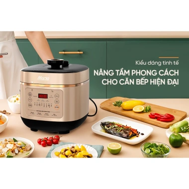 Nồi áp suất điện đa năng Sunhouse SHD1.670, SHD1.656, SHD1.580 - Bảo hành 24 tháng, Giá giảm còn 1.13 triệu