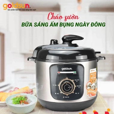 Nồi Áp Suất Điện Goldsun 5L 1.000W Đa Năng GPC5.502 - Giá ưu đãi 1.209.000đ 6