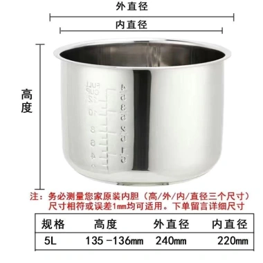 Nồi Áp Suất Điện Inox 2-6L Đáy Đôi Dày - Nấu Cơm Tiện Lợi, Giá 318.000 VND 4