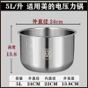 Nồi Áp Suất Điện Inox 2-6L Đáy Đôi Dày - Nấu Cơm Tiện Lợi, Giá 318.000 VND 5