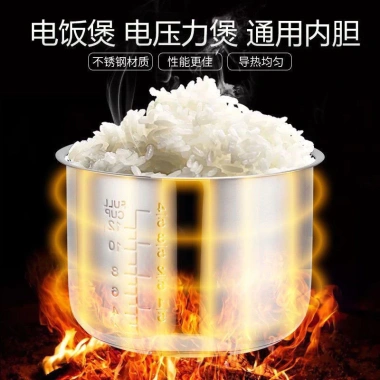 Nồi Áp Suất Điện Inox 2-6L Đáy Đôi Dày - Nấu Cơm Tiện Lợi, Giá 318.000 VND 7