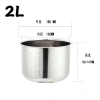 Nồi Áp Suất Điện Inox 2-6L Đáy Đôi Dày - Nấu Cơm Tiện Lợi, Giá 318.000 VND 10