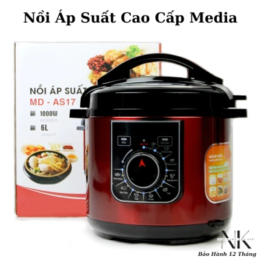 Nồi Áp Suất Điện MEDIA 5L - Hầm, Ninh Xương, Nấu Cháo, Siêu Nhanh, Bảo Hành 12 Tháng 6