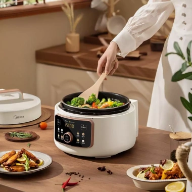 Nồi Áp Suất Điện Midea MPC40.110APA 4L 1.000W – Nấu Hầm Cháo, Giảm Giá 1,05 Triệu