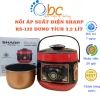Nồi áp suất điện mini Sharp KS-132 3,2 Lít - Tiết kiệm thời gian, giá chỉ 955.000 VND