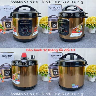 Nồi áp suất điện Sharp ks-216v ks-216s đa năng chuẩn cao cấp - Giá chỉ 945.000₫, giảm mạnh 8 Nồi áp suất điện Sharp ks-216v ks-216s đa năng chuẩn cao cấp - Giá chỉ 945.000₫, giảm mạnh 8