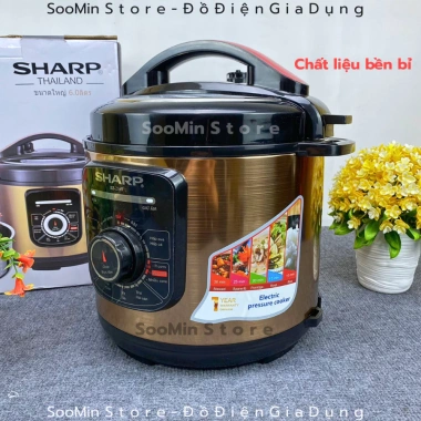 Nồi áp suất điện Sharp ks-216v ks-216s đa năng chuẩn cao cấp - Giá chỉ 945.000₫, giảm mạnh