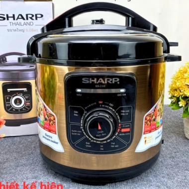 Nồi áp suất điện Sharp KS-216V/KS-216S, nồi hầm tiện lợi Thái Lan, 956.000₫ 8