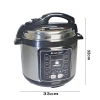 Nồi Áp Suất Điện Silver Crest 6L - 10 chức năng, hẹn giờ thông minh, chỉ 859k 4