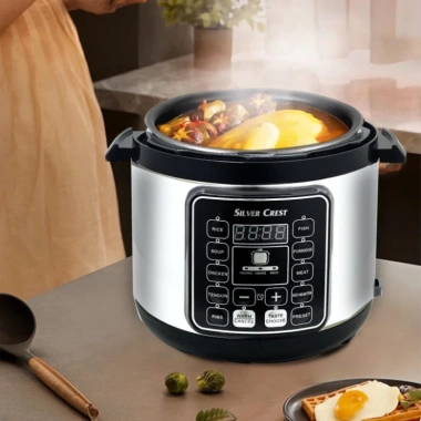 Nồi Áp Suất Điện Silver Crest 6L - 10 chức năng, hẹn giờ thông minh, chỉ 859k 9