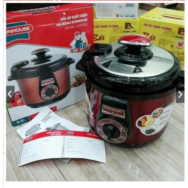 Nồi Áp Suất Điện Sunhouse 1.552 5L 900W Lắp Rời - Chính Hãng, Bảo Hành 12 Tháng, Giá Ưu Đãi 785.000 VND 2