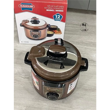 Nồi áp suất điện SUNHOUSE SH1.550/SH152 hẹn giờ, bảo hành 12 tháng, giảm giá – 1.260.000₫