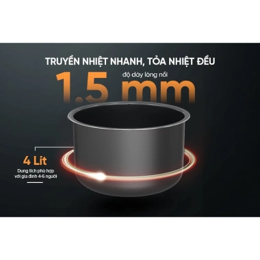 Nồi Áp Suất Điện Sunhouse SHD1.540 4L 800W Bảo Hành 12 Tháng Giá 1.175.000 VND 3