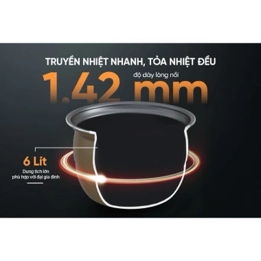 Nồi Áp Suất Điện Sunhouse SHD1.656 6L - Đa năng, Bảo hành 1 năm, Giá 1.315.000₫ 4