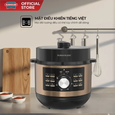Nối áp suất điện Sunhouse SHD1.656 đa chức năng 12in1 - Xả áp an toàn, giá chỉ 1.675.000đ