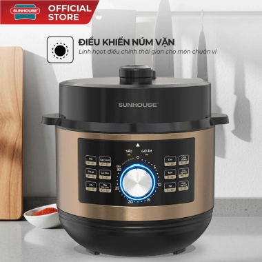 Nối áp suất điện Sunhouse SHD1.656 đa chức năng 12in1 - Xả áp an toàn, giá chỉ 1.675.000đ