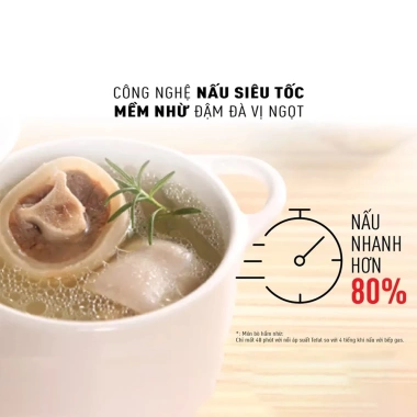 Nồi áp suất điện Tefal Home Chef CY601.868 6L - 15 chức năng, tiết kiệm thời gian, bảo hành 24 tháng, giá ưu đãi 1.919.000₫ 4