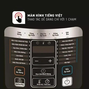 Nồi áp suất điện Tefal Home Chef CY601.868 6L - 15 chức năng, tiết kiệm thời gian, bảo hành 24 tháng, giá ưu đãi 1.919.000₫ 7