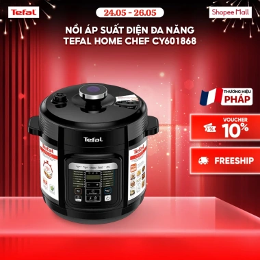 Nồi áp suất điện Tefal Home Chef CY601.868 đa năng - Giá chỉ 2.226.000₫, giảm tới 22%