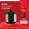 Nồi áp suất điện Tefal Speedy Cook 5L CY222D68 đa năng, chính hãng, BH 2 năm, giá 1.699.000₫
