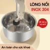 Nồi áp suất điện tử 4L Venko inox 12 chức năng nấu cơm, cháo, lẩu, hầm gà cả con, BH 12 tháng 2