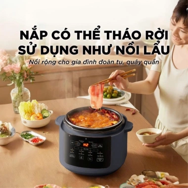 Nồi áp suất điện tử SmartChoice APS004 5L 900W 10 chế độ nấu đa năng - Chỉ 1.39 triệu