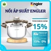 Nồi áp suất Engler EL9.112 6L inox 304, 3 cấp an toàn, dùng mọi bếp - Giá 1.550.000