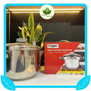 Nồi áp suất Engler EL9.112 6L inox 304, 3 cấp an toàn, dùng mọi bếp - Giá 1.550.000