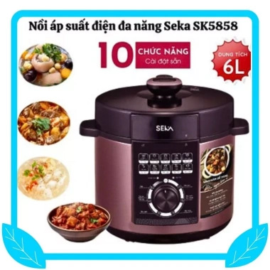 Nồi áp suất Engler EL9.112 6L inox 304, 3 cấp an toàn, dùng mọi bếp - Giá 1.550.000