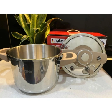 Nồi áp suất Engler EL9.112 6L inox 304, đáy khối, tay cầm chịu nhiệt - 1.55 triệu