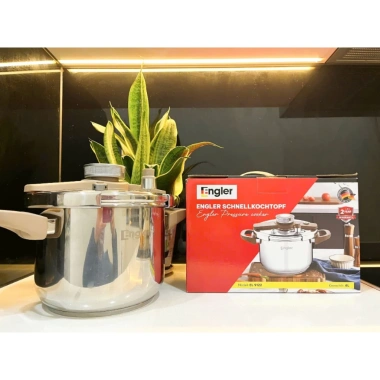 Nồi áp suất Engler EL9.112 6L inox 304, đáy khối, tay cầm chịu nhiệt - 1.55 triệu