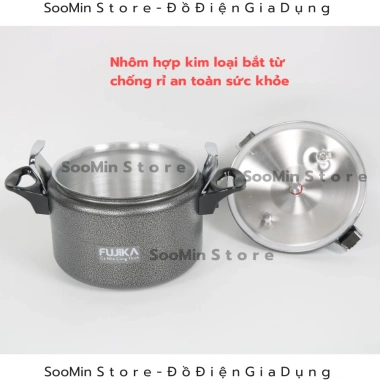 Nồi áp suất Fujika đa năng dùng mọi loại bếp, Gas, hồng ngoại, chuẩn cao cấp, giảm giá 345.000₫ 3