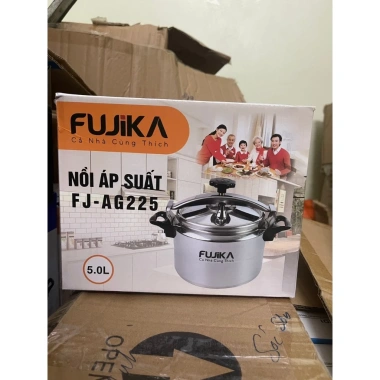 Nồi áp suất Fujika Media 4-7L dùng trên bếp từ & gas, bảo hành 12 tháng, 385.000₫ 4