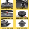 Nồi áp suất Fujika/Media 4-7L đa năng nấu bếp gas, từ, than - Giá ưu đãi 488k 4